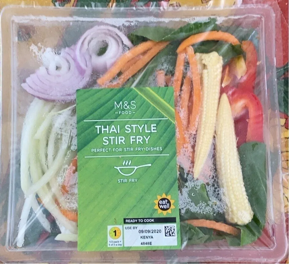 Thai style stir fry