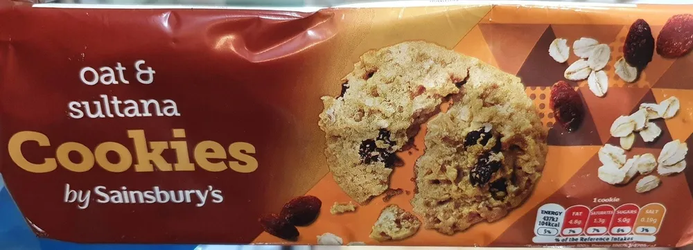 Oat & Sultana Cookies