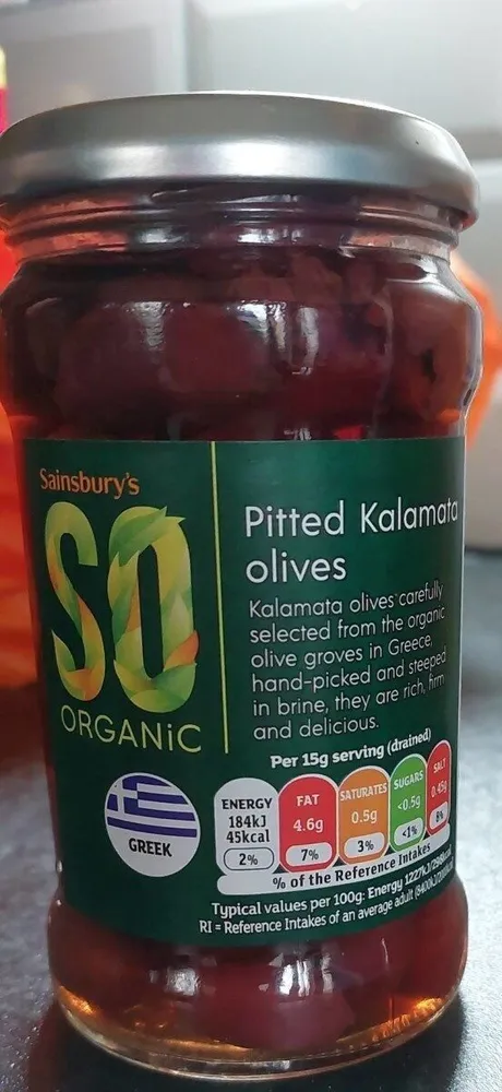 Organic Pitted kalamata olives