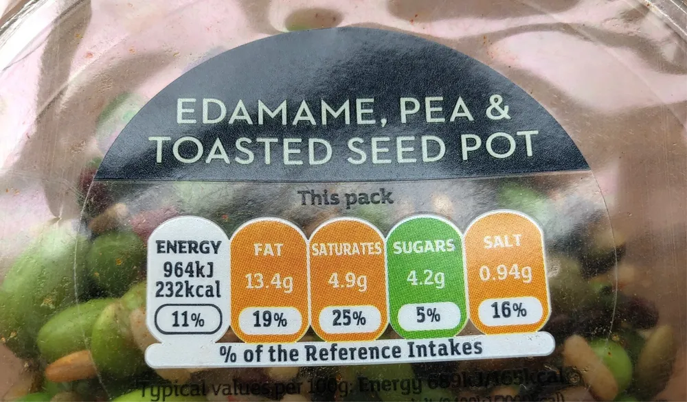 Edamame, Pea & Toasted Seed Pot