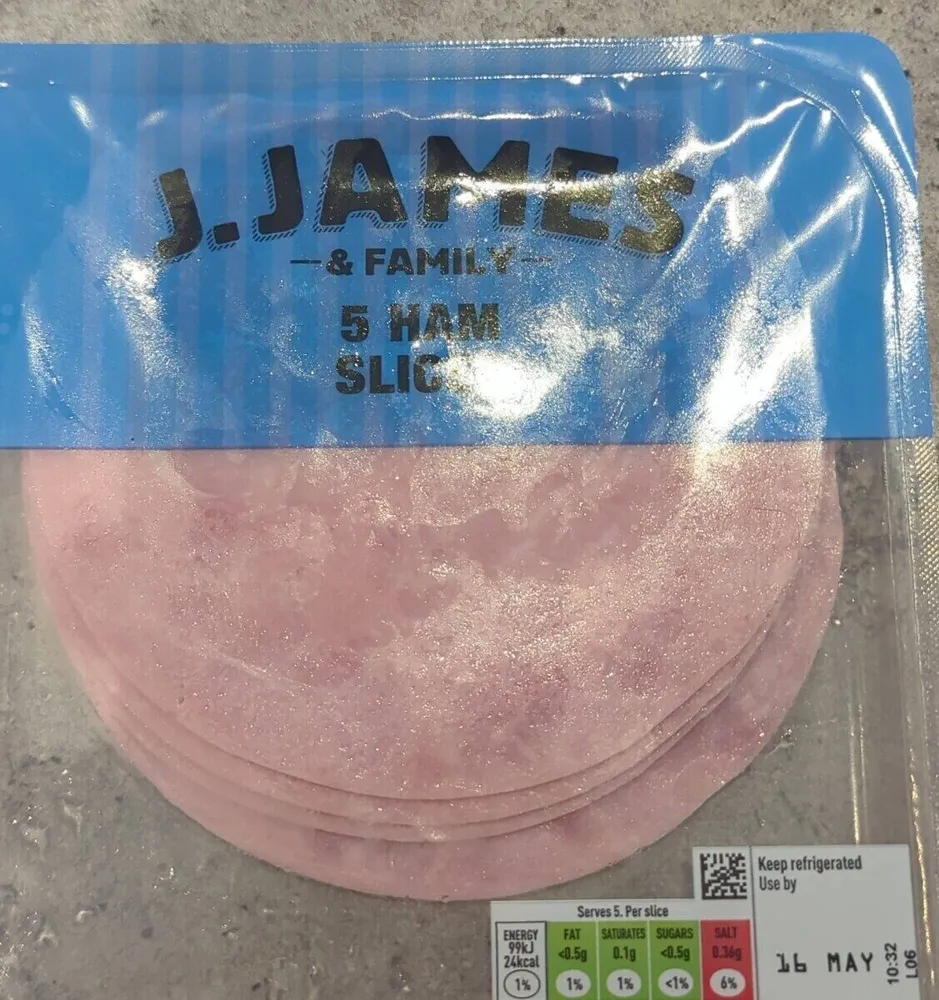 5 British Ham Slices