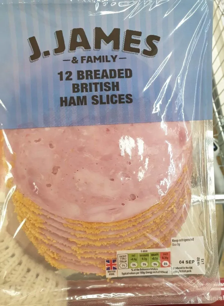 J.james breaded ham