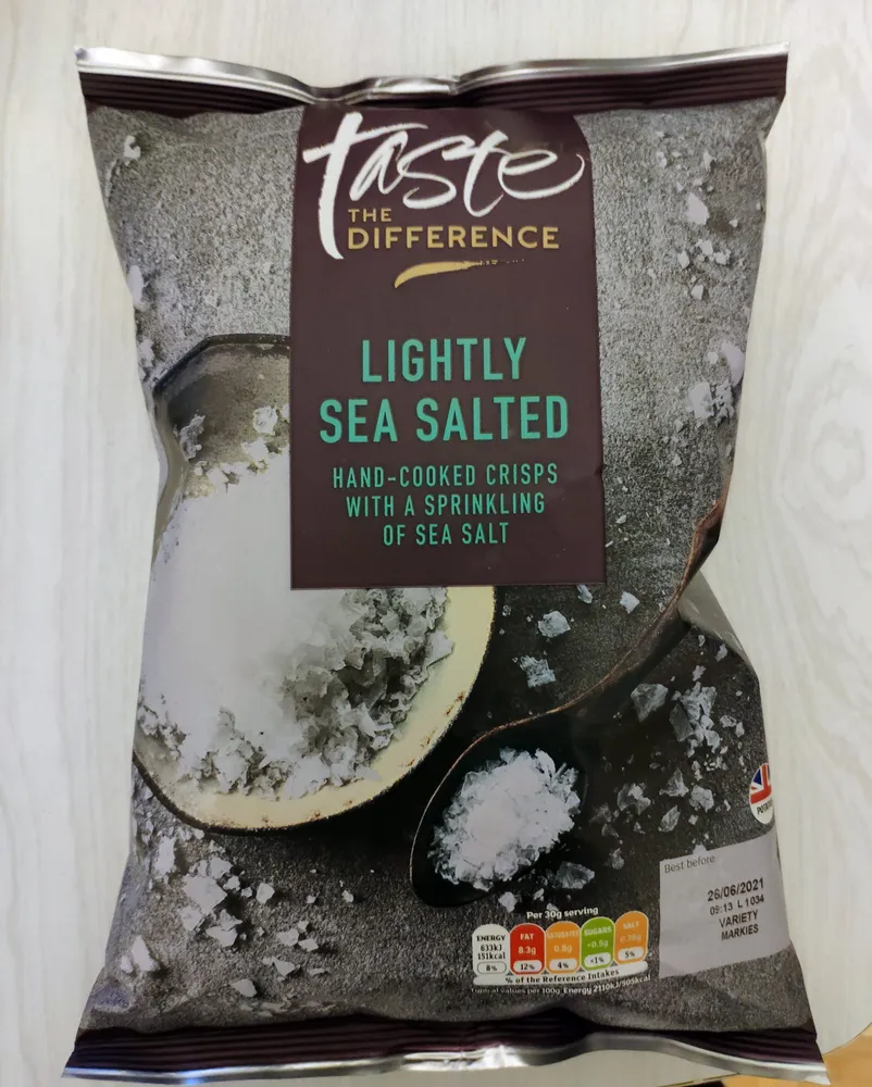 Lightly sea salted