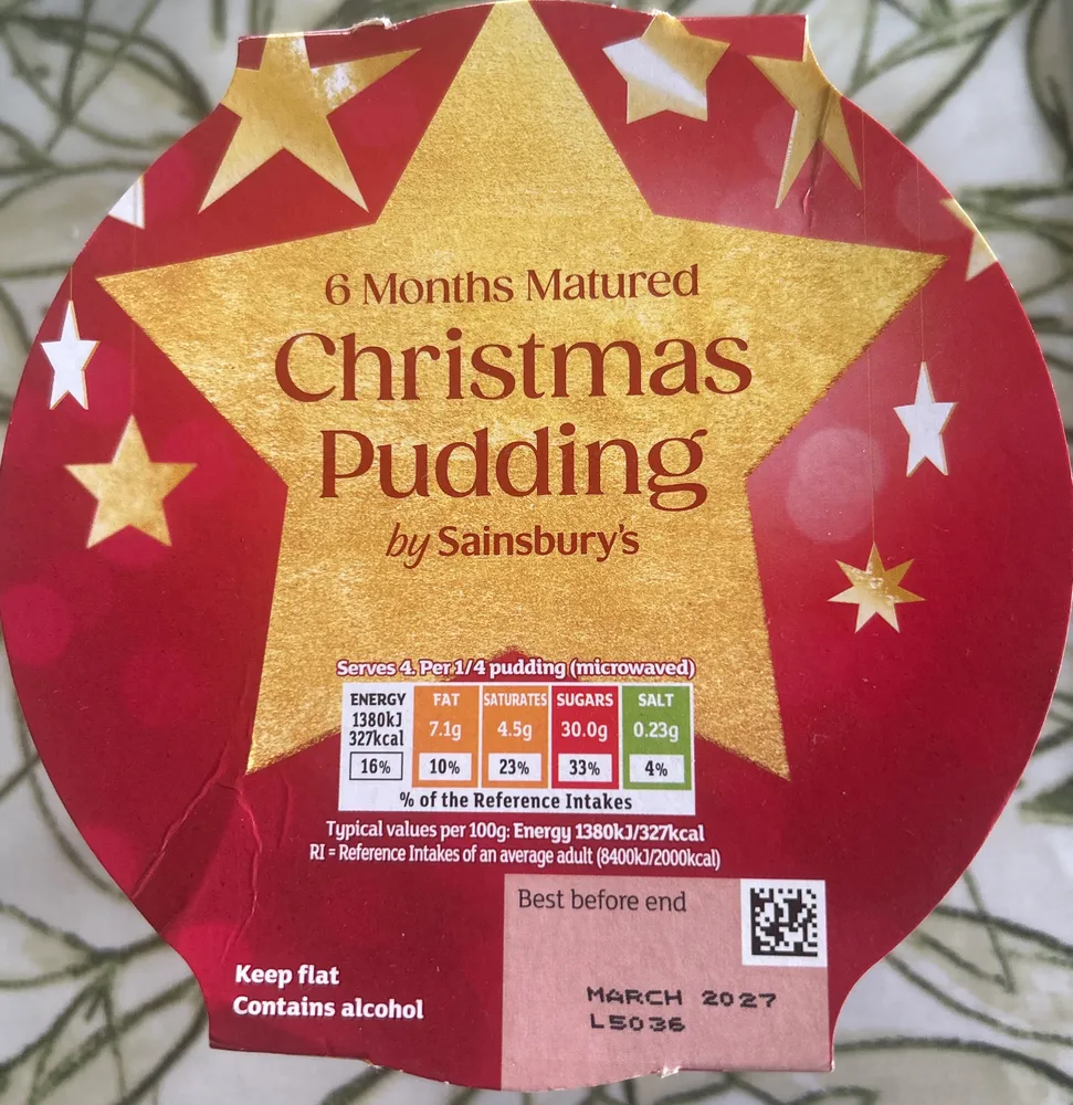 6 Months Matured Christmas Pudding