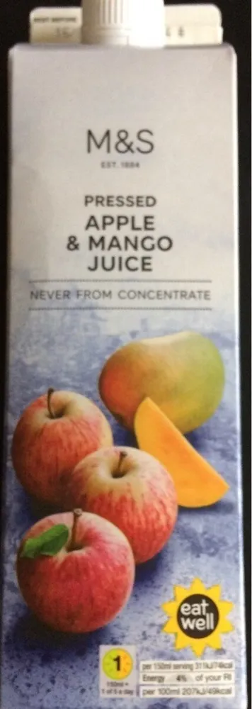 Pressed Apple & Mango Juice