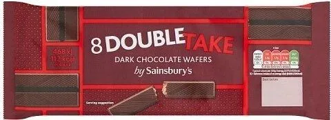 Double Take Dark Chocolate Wafers 8 x (172g)