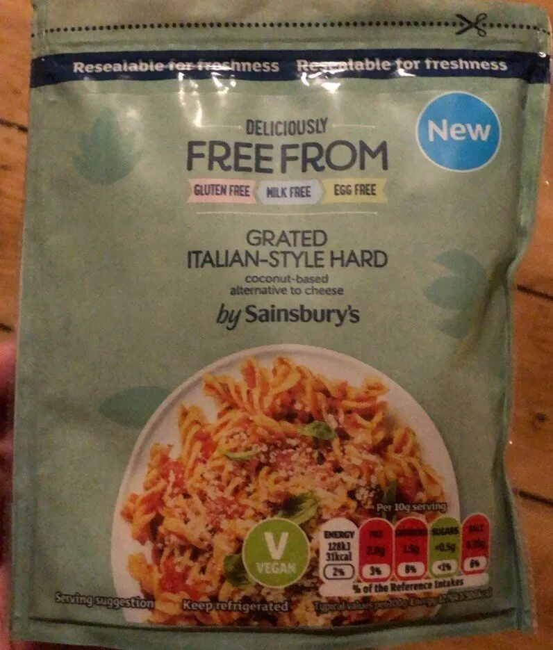Free from hard italian cheese