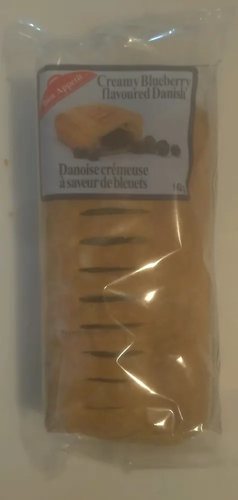Creamy Blueberry Flavoured Danish