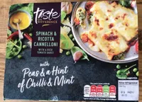 Spinach cannelloni