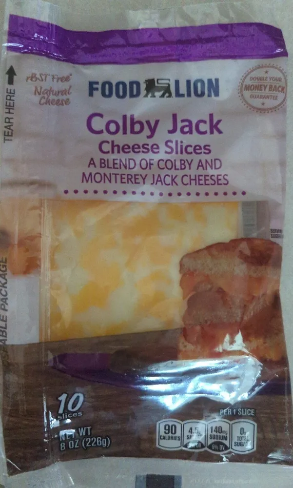 Colby Jack Cheese Slices