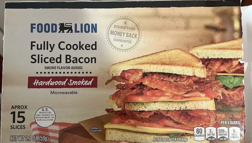 Fully Cooked Sliced Bacon