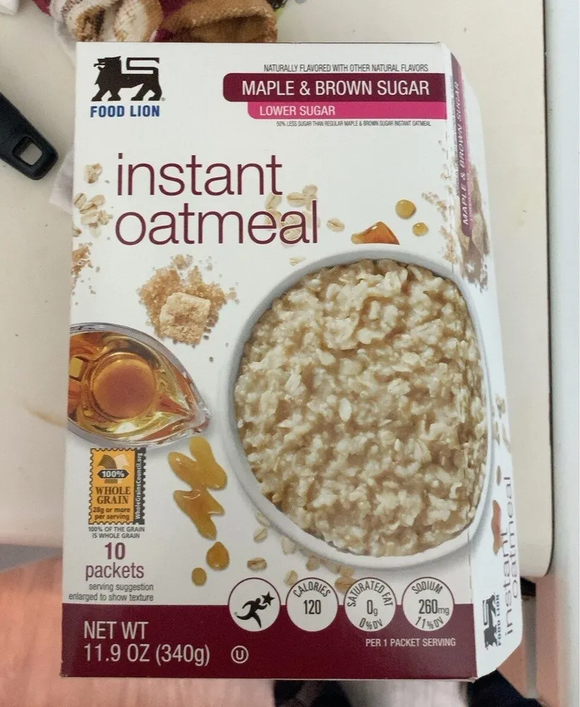 Instant oatmeal