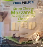 Natural String Cheese, Mozzarella