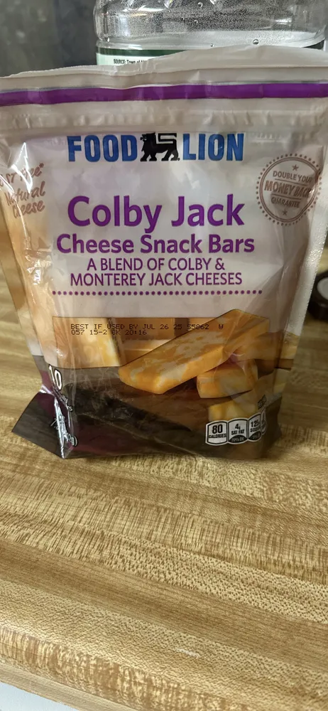 Colby Jack Cheese Snack Bars