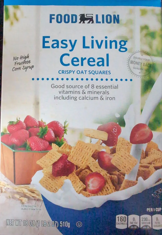 Easy Living Oat Squares Cereal