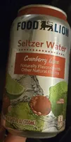 Cranberry Lime Seltzer Water