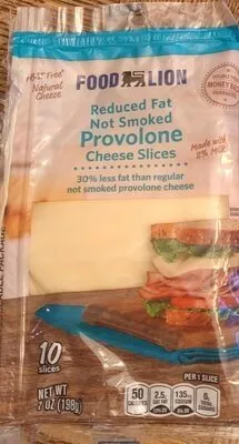 Reduced Fat not smoked provolone cheese slices