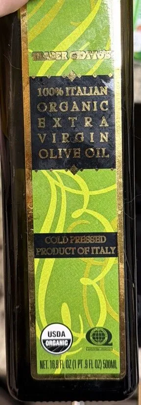 Organic Extra Virgin Olive Oil