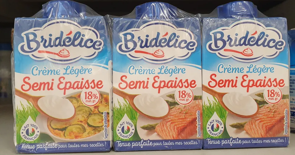 Crème légère semi-épaisse 18%