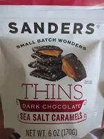 THINS DARK CHOCOLATE SEA SALT CARAMELS