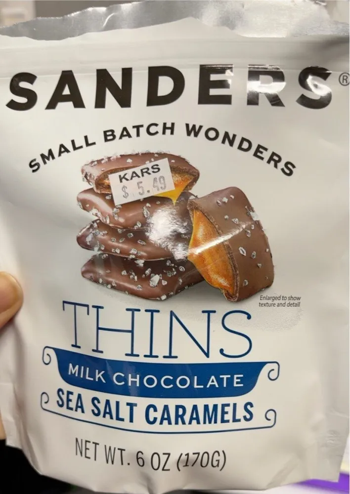 THINS MILK CHOCOLATE SEA SALT CARAMELS