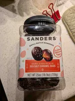 Sea salt caramel eggs chocolate