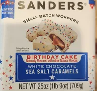 Birthday Cake White Chocolate Sea Salt Caramels