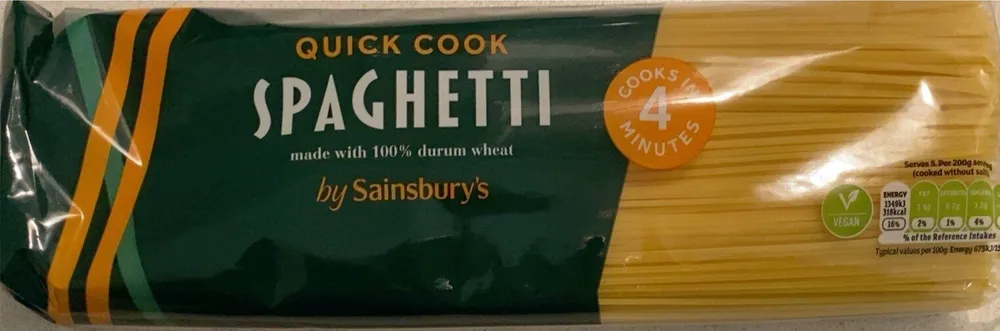 Quick Cook Spaghetti
