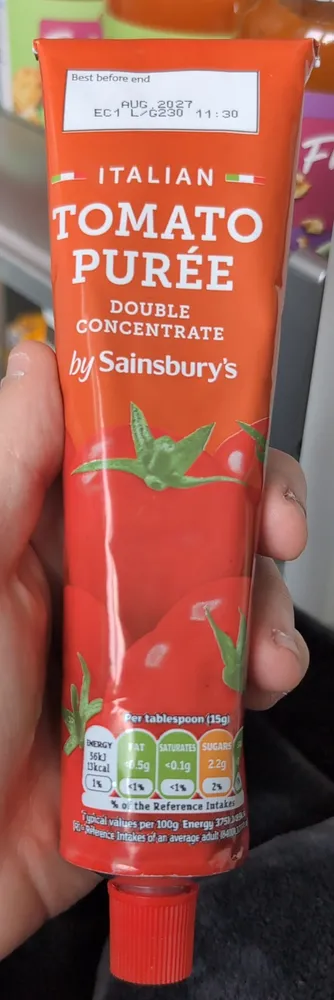 Italian Tomato Purée Double Concentrate