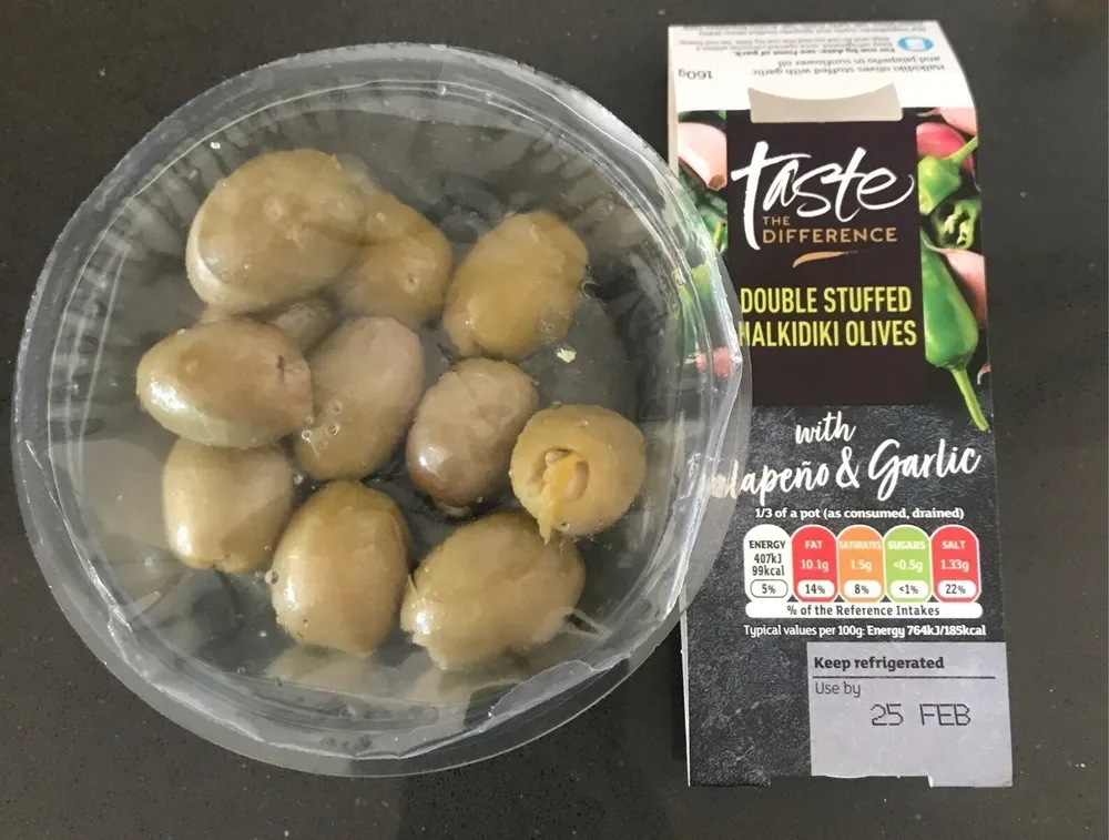 Double Stuffed Halkidiki Olives