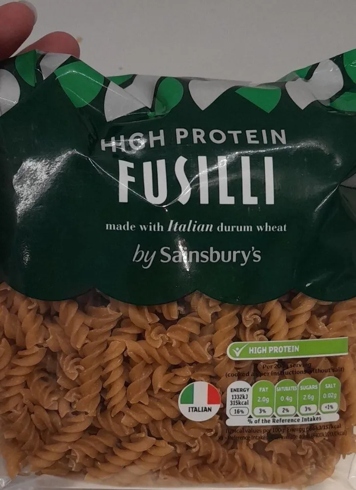 High protein Fusilli