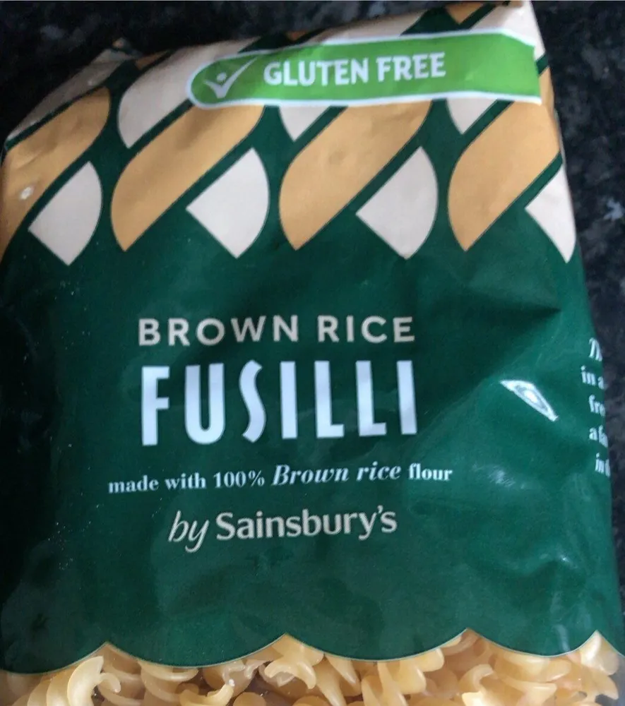 Brown rice fusilli