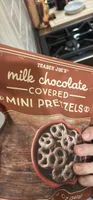 milk chocolate covered mini pretzels