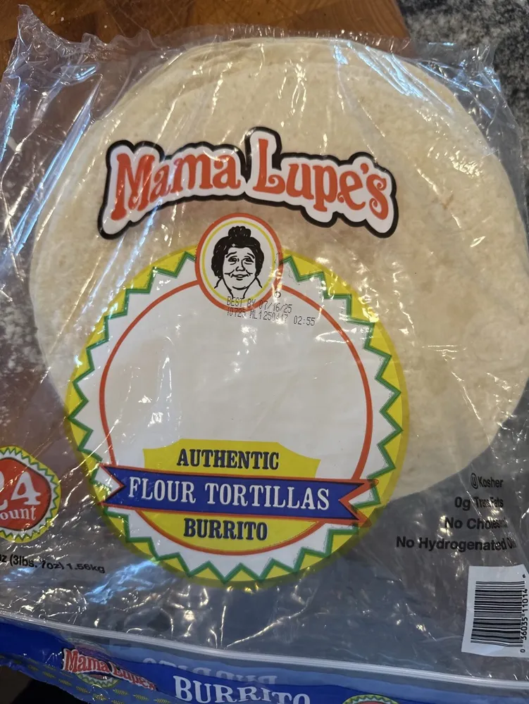 AUTHENTIC FLOUR TORTILLAS BURRITO