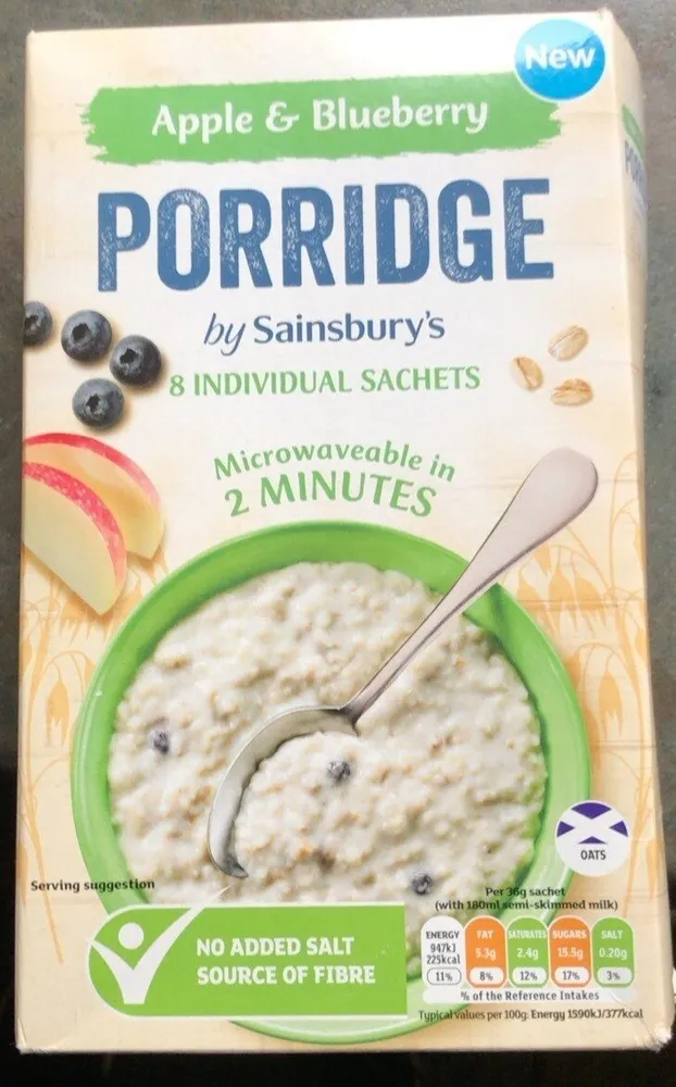 Apple & Blueberry Porridge