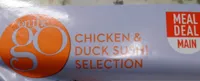 Chicken and Duck Sushi Selection
