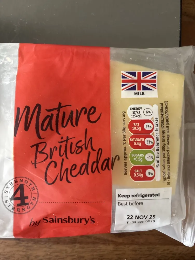 Mature British Cheddar