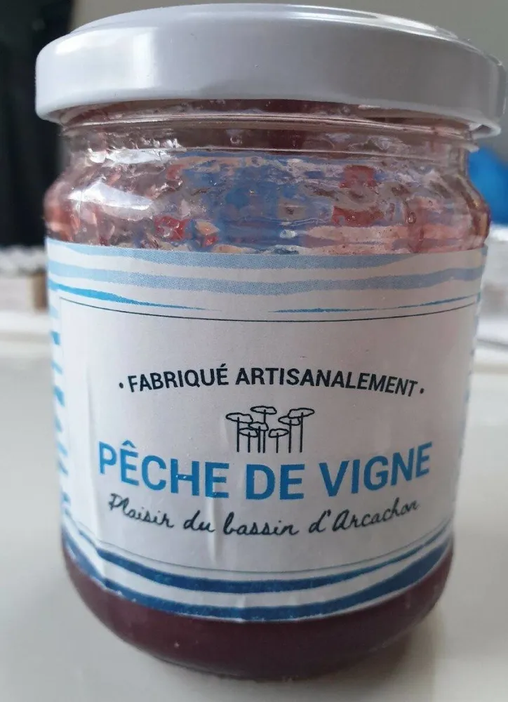 Pêche de vigne fabriqué artisanalement