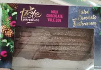 Milk chocolate Yule log