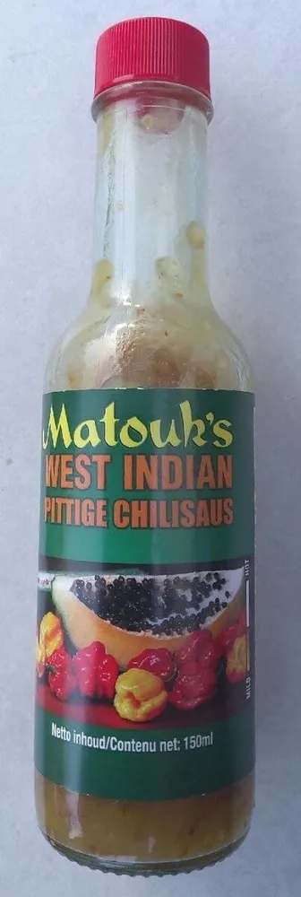 West Indian Pittige chilisaus