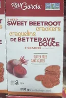 Organic 3 Seed Sweet Beet Crackers
