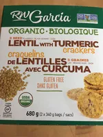 Lentil with Turmeric crackers