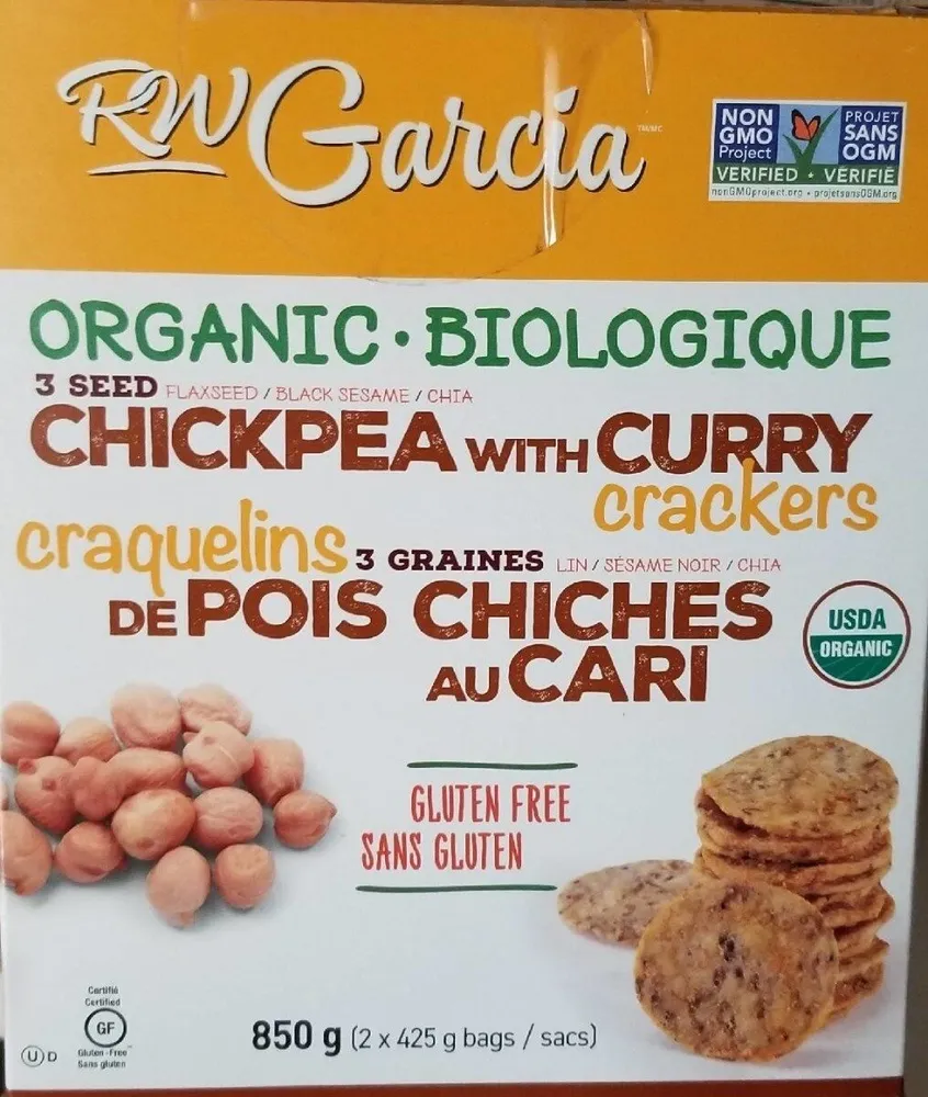 Chickpea with Curry Crackers