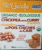 Chickpea with Curry Crackers