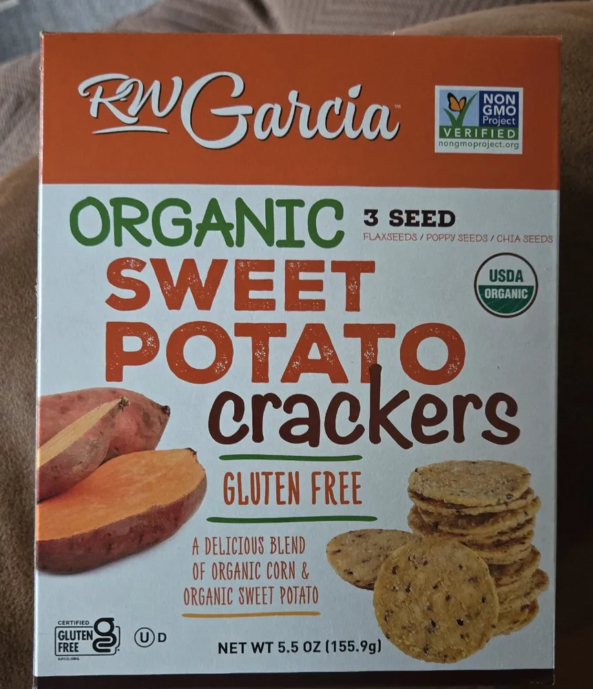 Organic Sweet Potato crackers