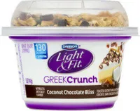 Light & Fit, Nonfat Greek Crunch Yogurt & Toppings
