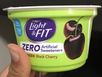 Greek black cherry nonfat yogurt