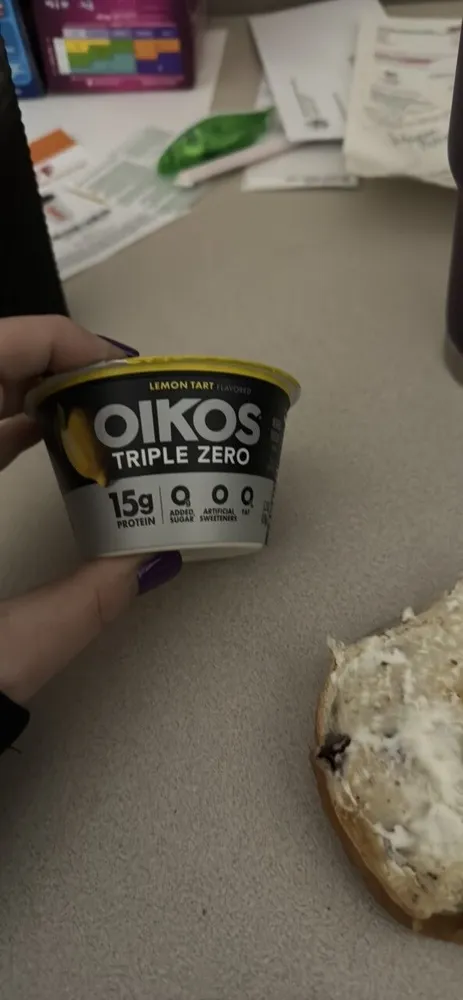 Lemon Tart Flavored Oikos Triple Zero