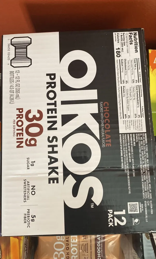 Protein shake chocolate