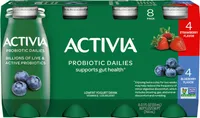 Probiotic Dailies Lowfat Yogurt Drink Strawberry & Blueberry Flavor